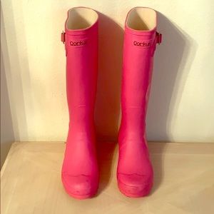 Pink Corky Rain Boots